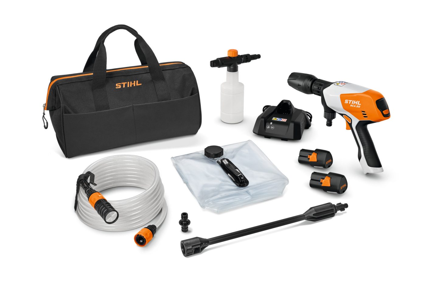 STIHL RCA 20 Akku-Druckreiniger Set mit 2x Akku AS2 und Ladegerät AL1