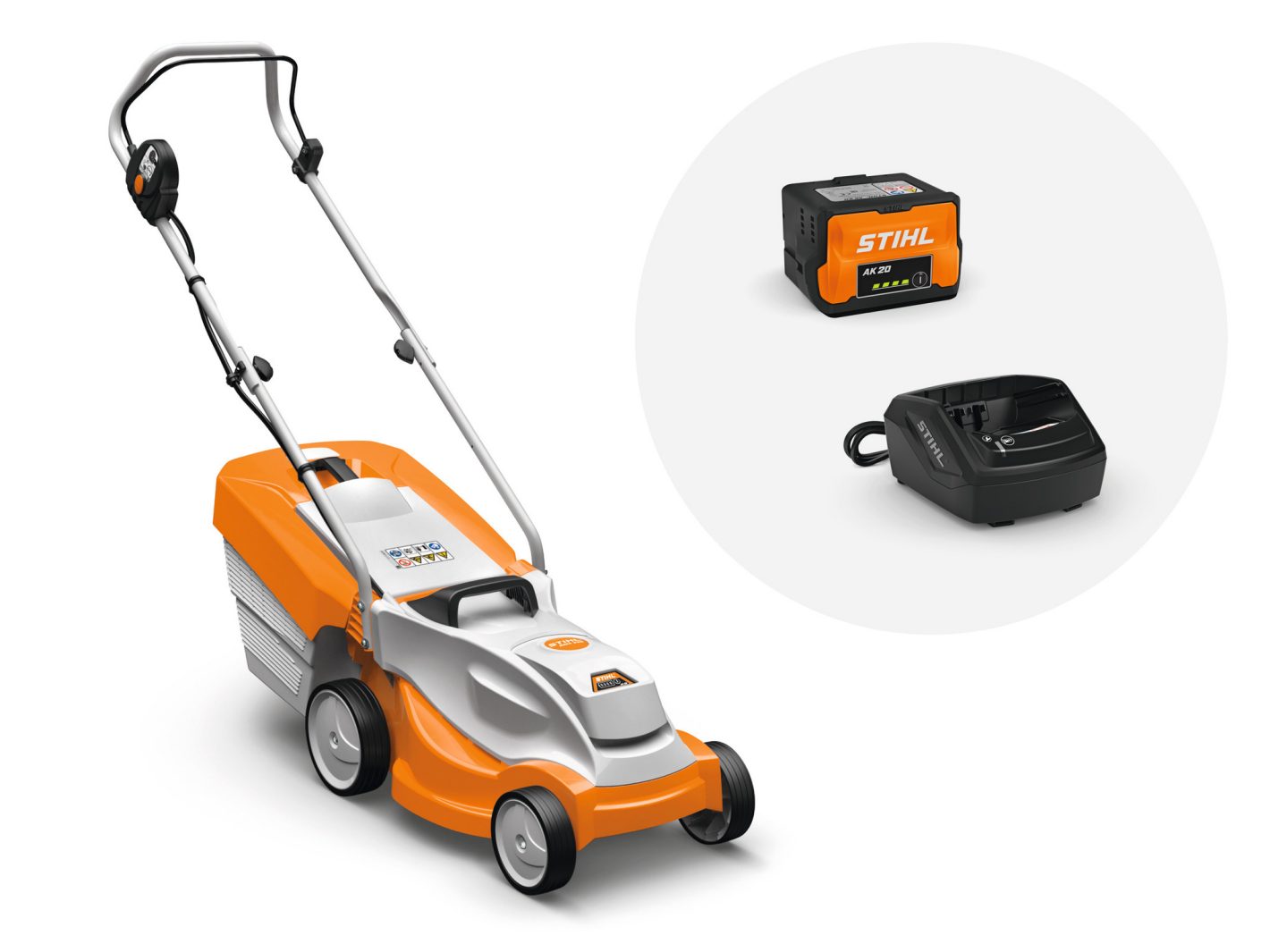 STIHL RMA 235 Set Akku-Rasenmäher inkl. Akku AK 20 und Ladegerät AL 101