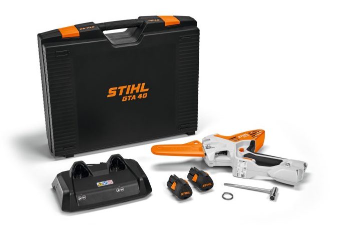 STIHL GTA 40 Akku-Gehölzschneider Set mit 2x Akku AS 2 und Ladegerät AL 5-2 STIHL GTA 40 Akku-Gehölzschneider Set mit 2x Akku AS 2 und Ladegerät AL 5-2