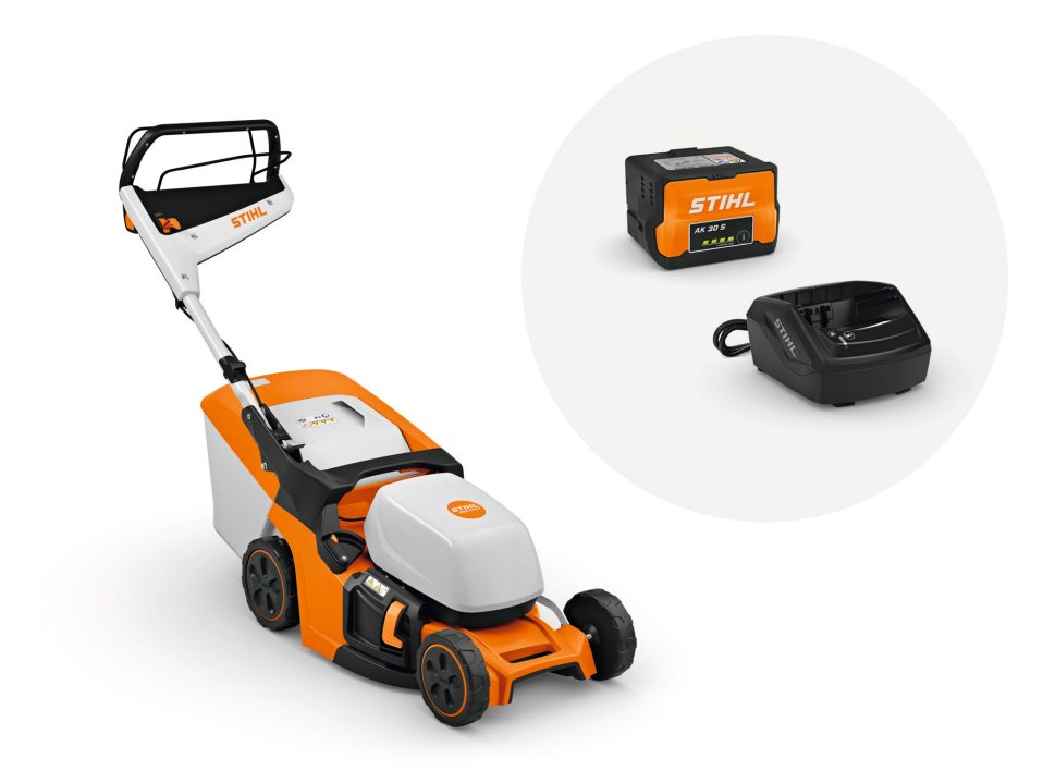 STIHL RMA 443 V Akku-Rasenmäher Vario-Radantrieb mit Akku AK 30 S und Ladegerät AL 101