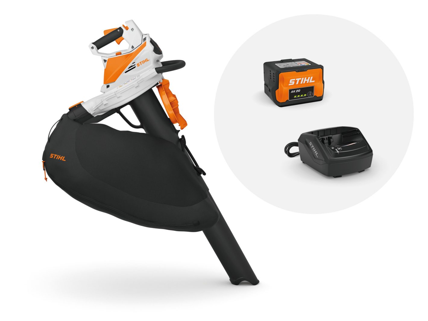 STIHL SHA 56 Akku-Saughäcksler Laubsauger inkl. Akku AK 20 und Ladegerät Al 101