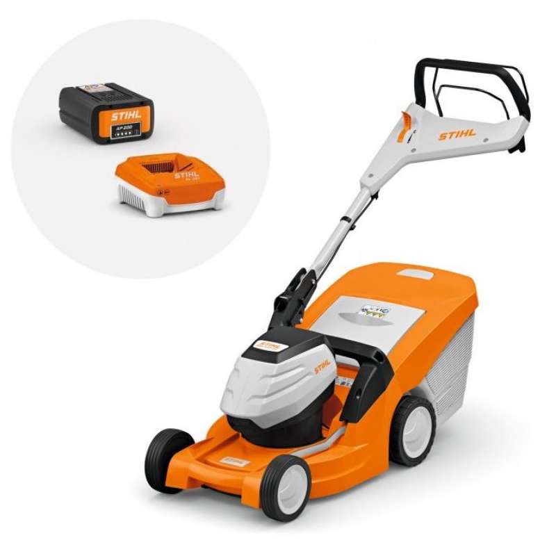STIHL RMA 443 PV Akku-Rasenmäher Set mit Akku AP 200 und Schnellladegerät AL 301 - 70 € STIHL Cashba