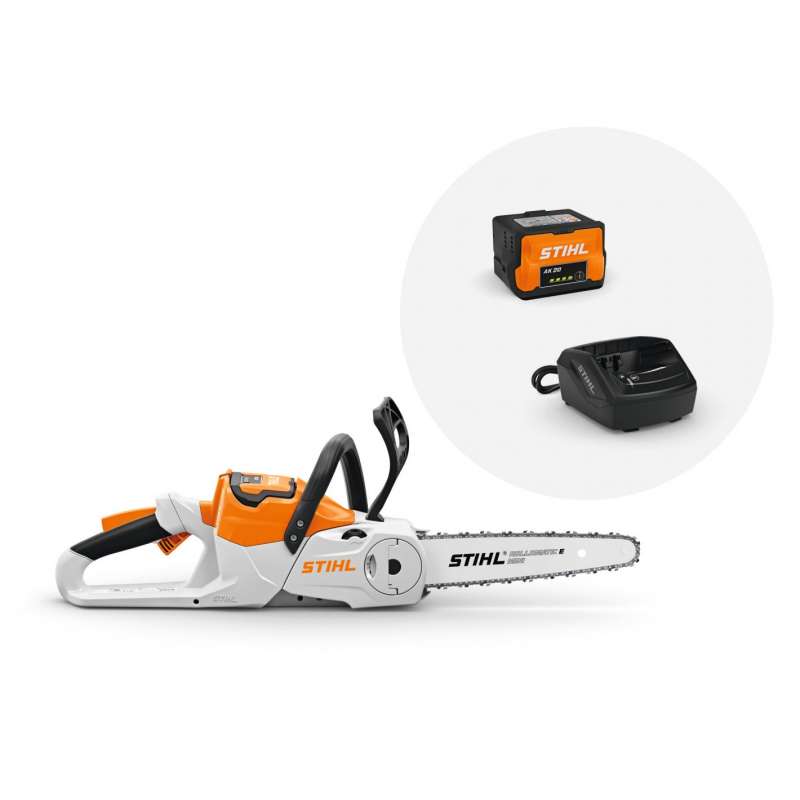 STIHL MSA 60 C-B Akku-Motorsäge 30 cm Set mit Akku AK 20 und Ladegerät AL 101