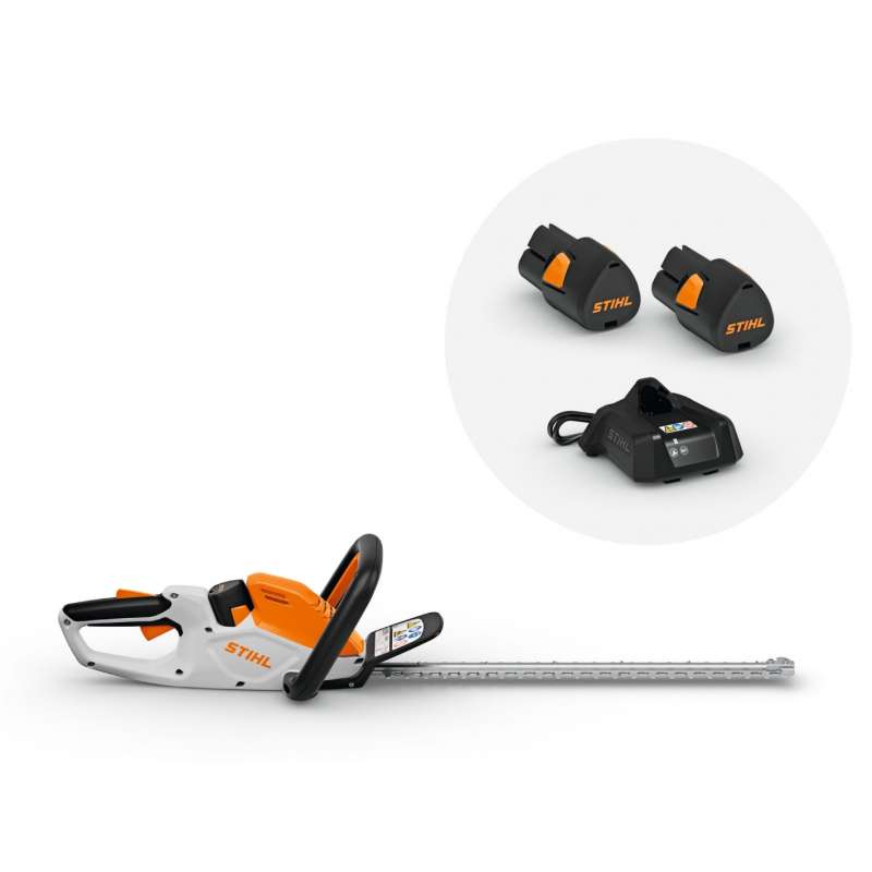 STIHL HSA 40 Akku-Heckenschere Grundgerät Set mit 2x Akku AS 2 und Ladegerät AL 1