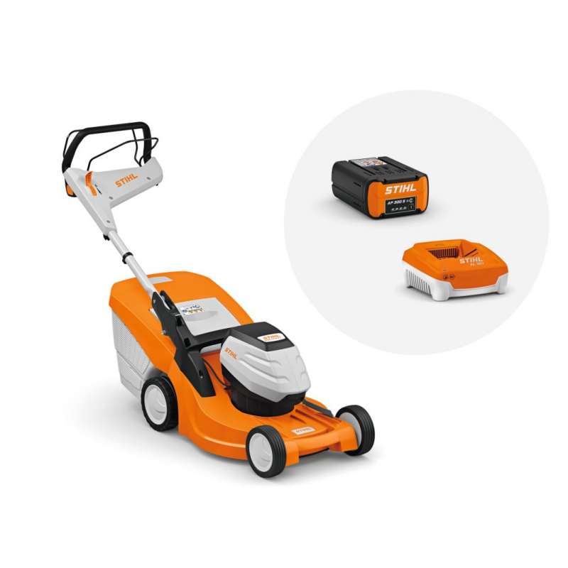 STIHL RMA 448 PV Akku-Rasenmäher Set mit Akku AP 300 S und Schnellladegerät AL 301 - 70 € STIHL Cash