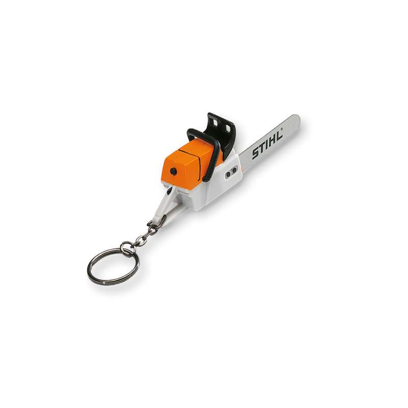 STIHL Schlüsselanhänger Motorsäge mit Geräusch 10 cm